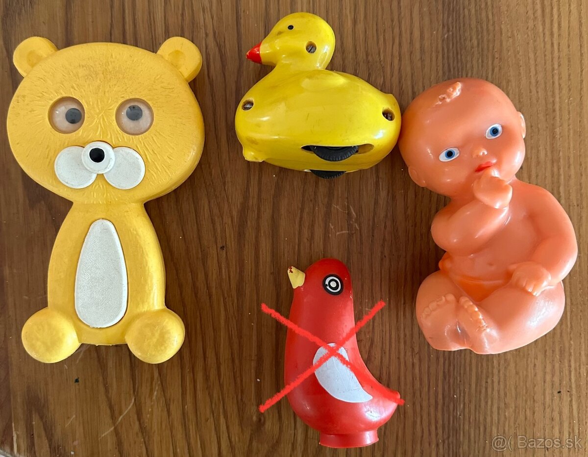 Retro dětský kočárek a hračky - 10