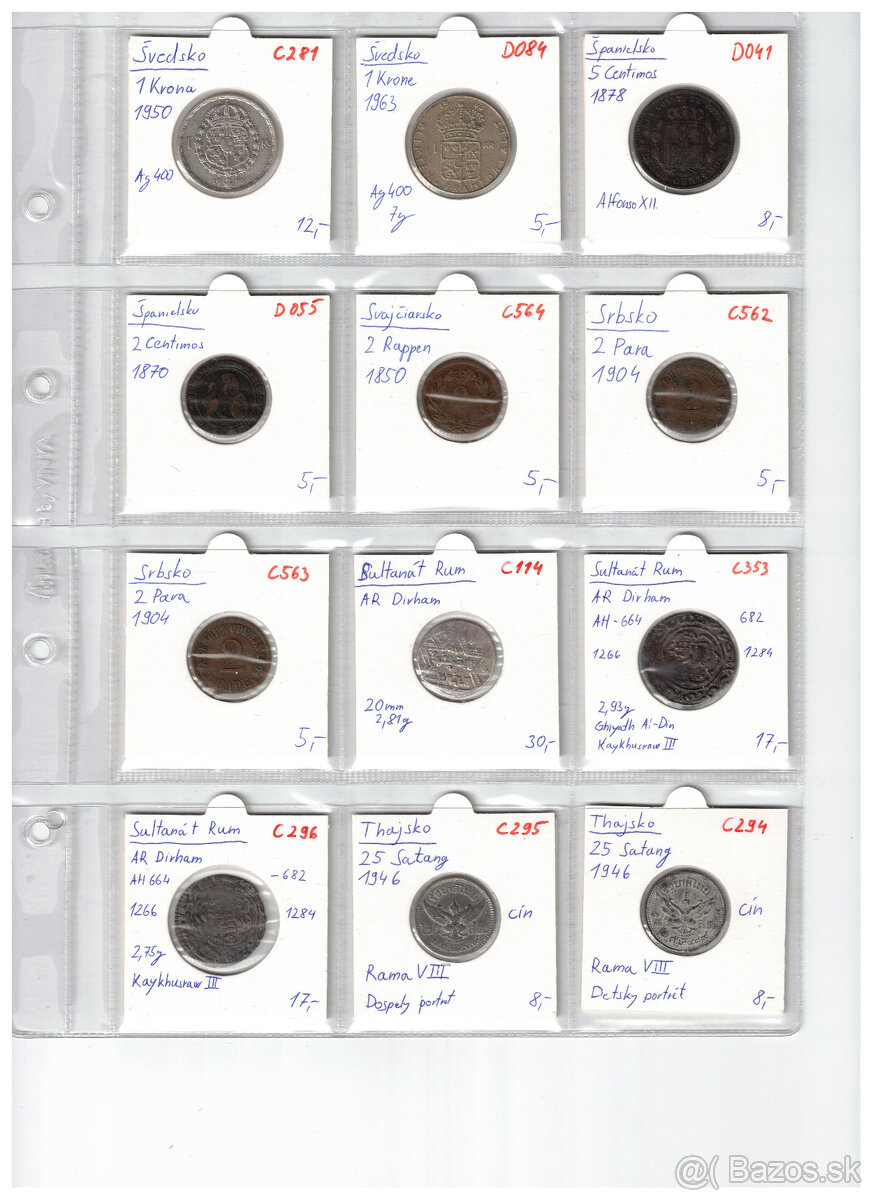 stare mince Europa/Svet 18.,19. a 1.pol. 20. storocia - 10