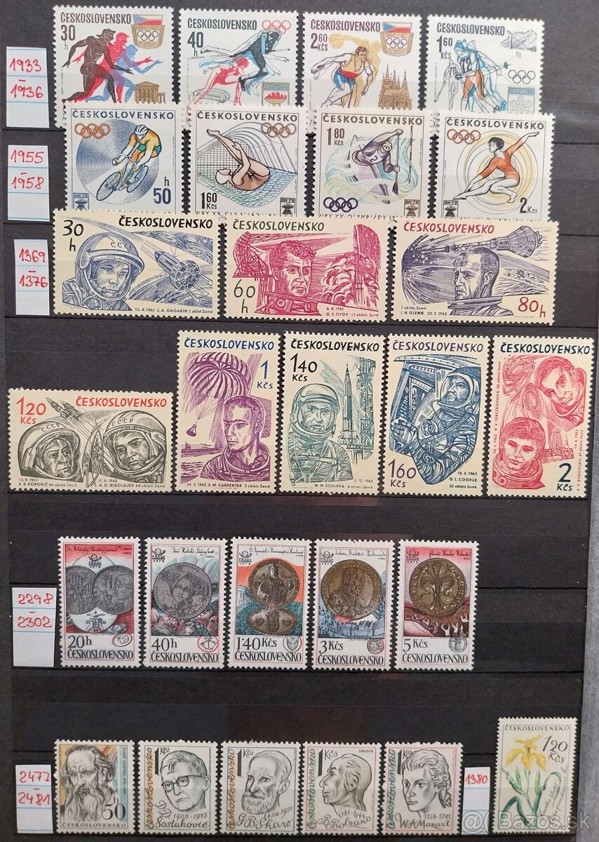 Známky ČESKOSLOVENSKO – 3 - 10