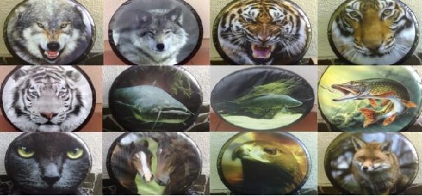 Ochranný obal na rezervné koleso - 10