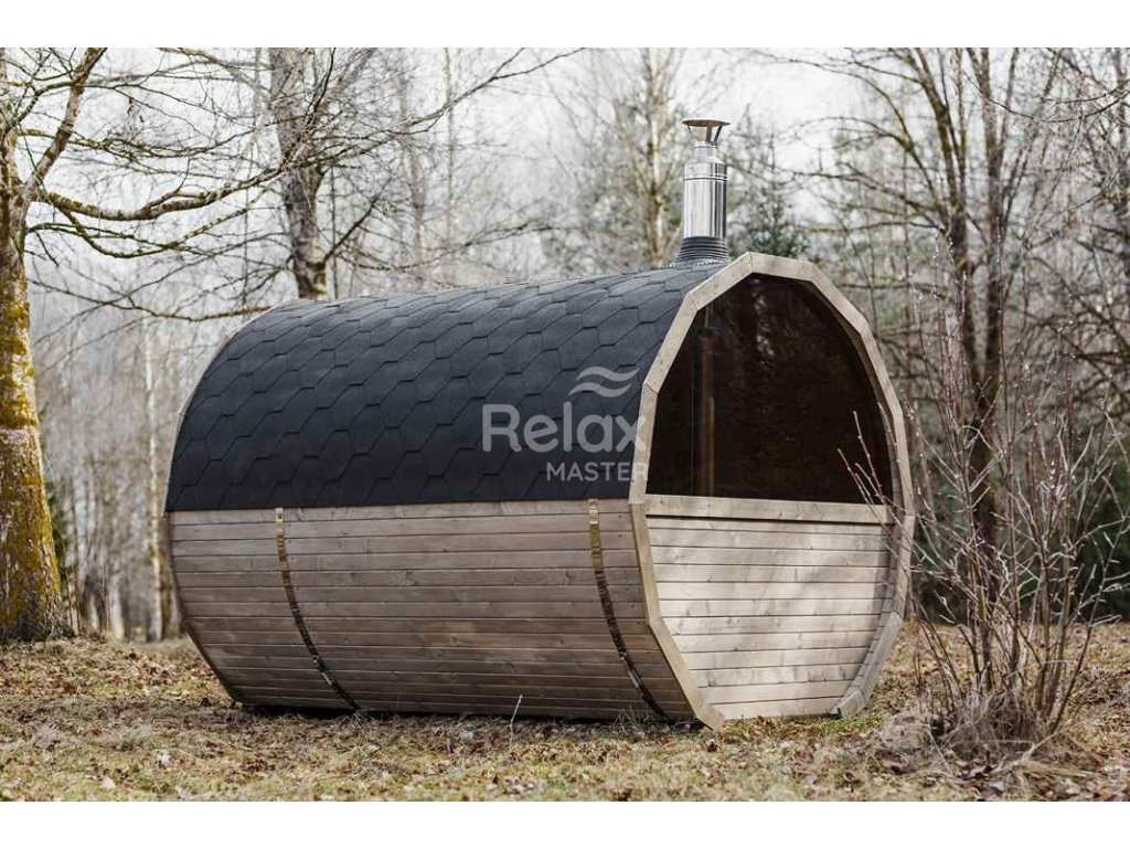 Finská sudová sauna 3m Premium - 10