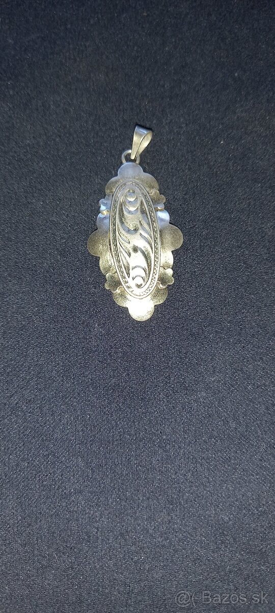 Strieborné brošne,prívesky,spony na kravatu - 10