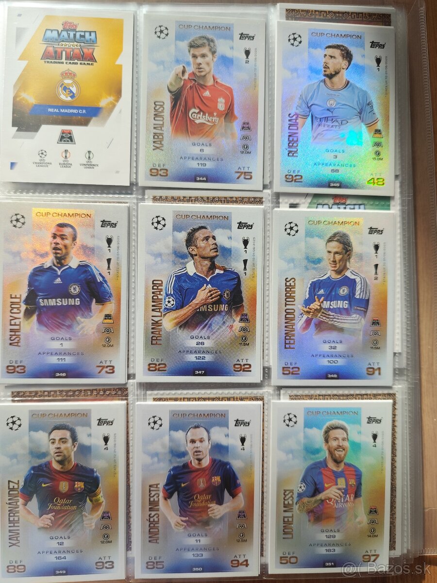 Futbalové kartičky Match Attax 2025/26 - 10