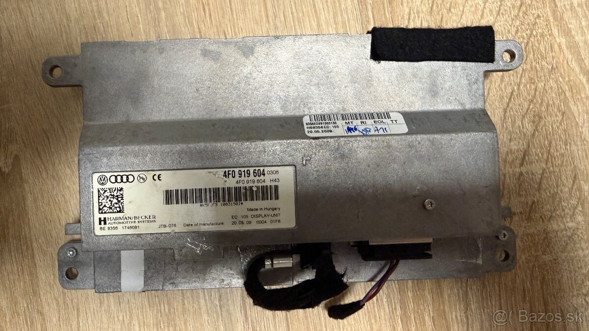 Audi a6c6 navigácia, CD changer, rádio tuner - 10