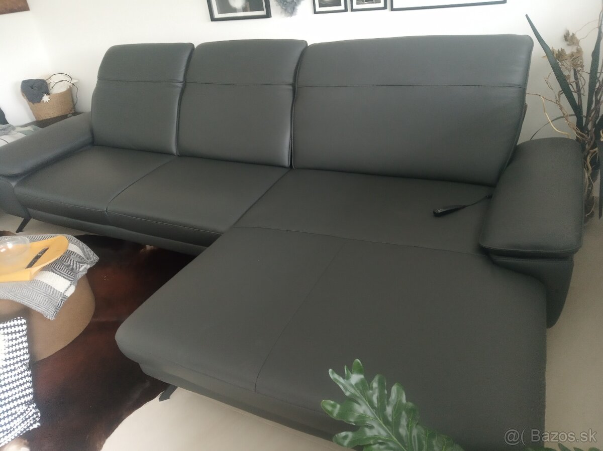 Nová luxusná kožená sedacia suprava - 10