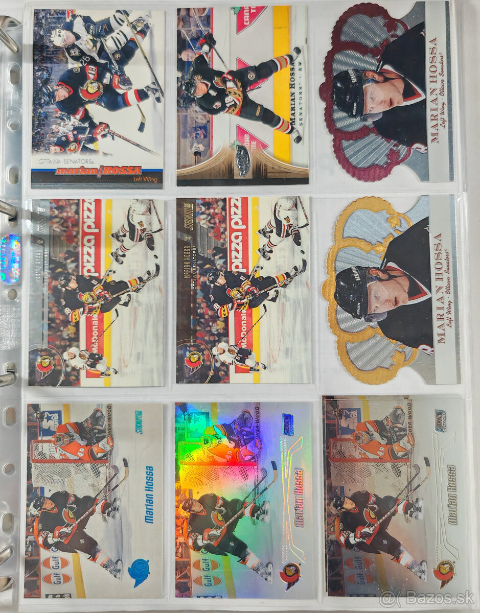 Predám hokejové kartičky Marián Hossa 4 - 10