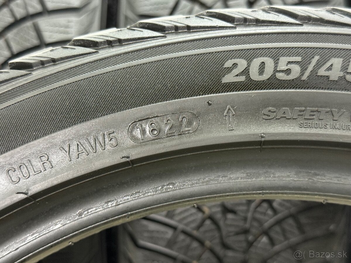 205/45 R17 Zimné pneumatiky 4ks Kumho - 10