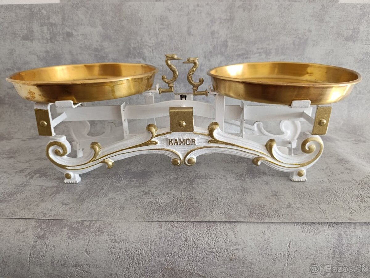 Staré 5kg dvoumiskové váhy KAMOR po renovaci. - 10