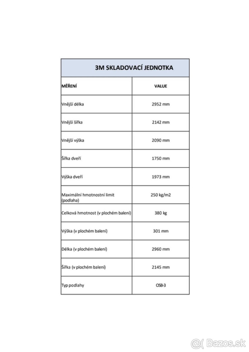 Skladovací kontajner 2x3m , antracit - 10