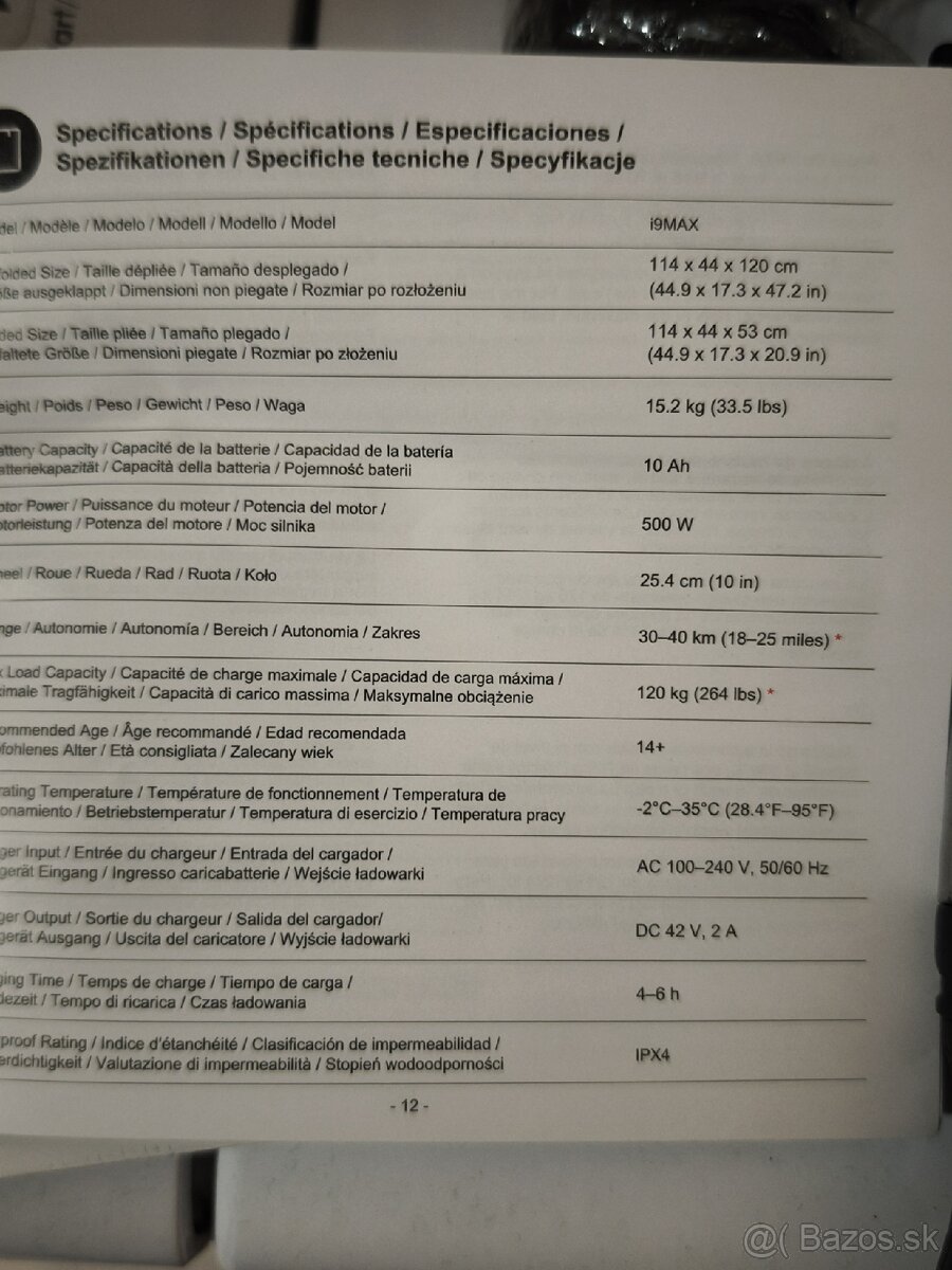 Predaj elektrickej kolobežky iScooter i9MAX - 10