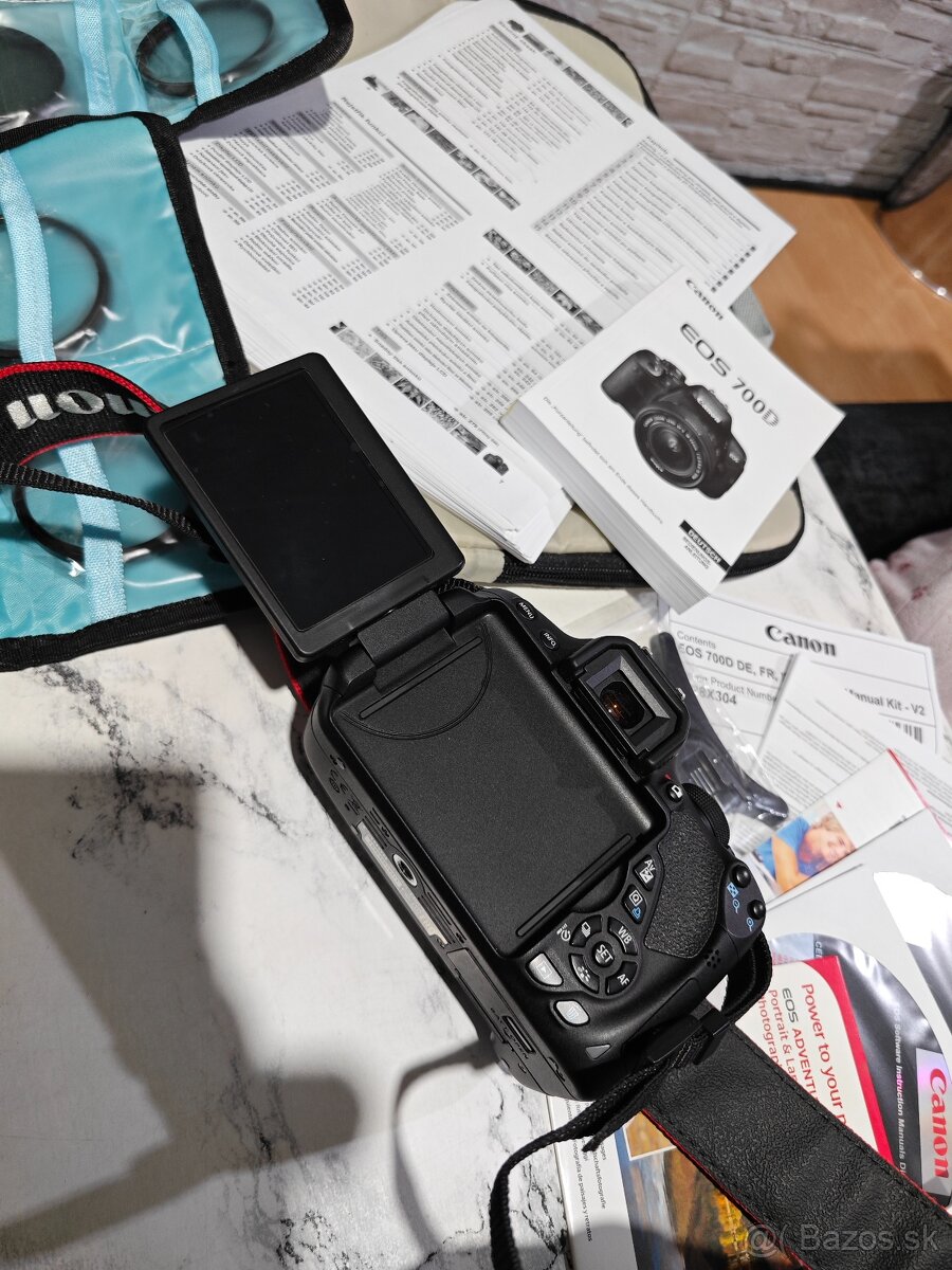 Zrkadlovka Canon EOS 700 D + príslušenstvo - 10
