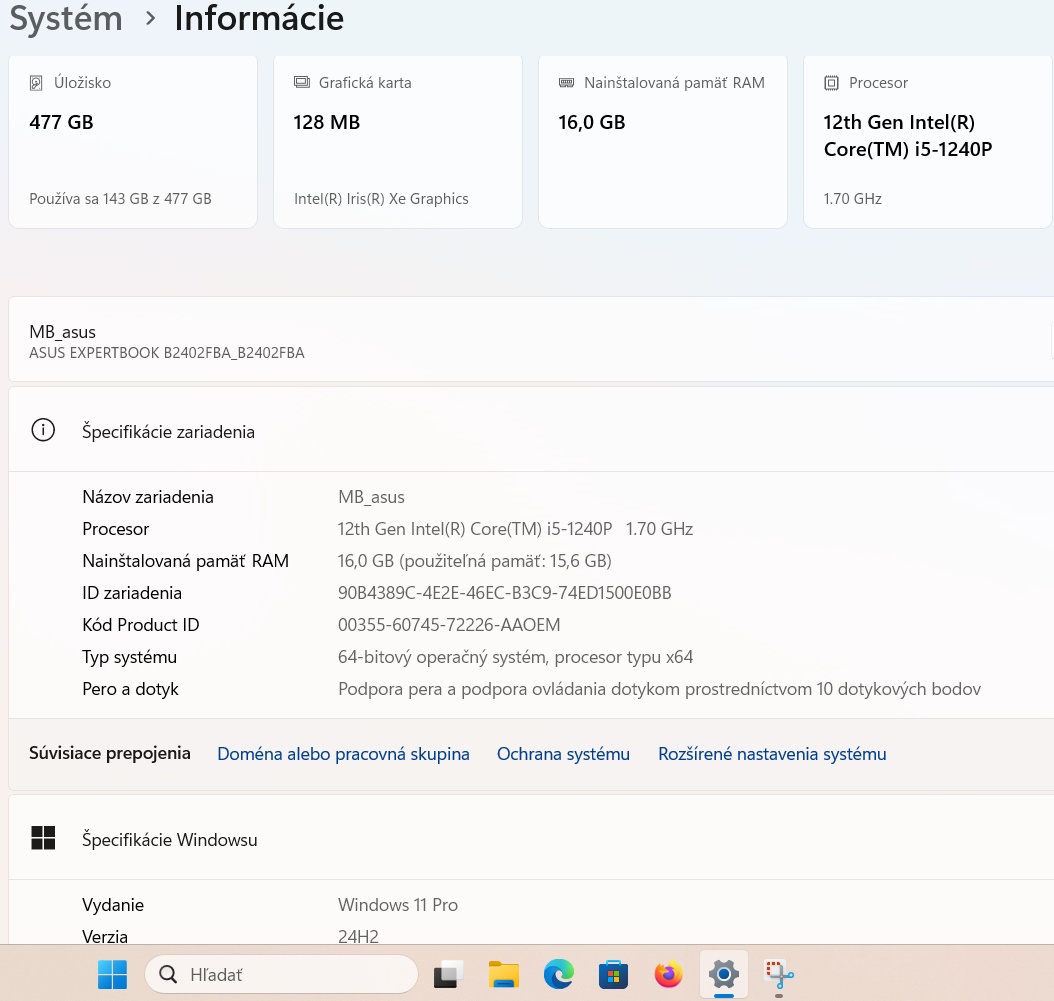 ASUS ExpertBook B2 Flip 14” - 10