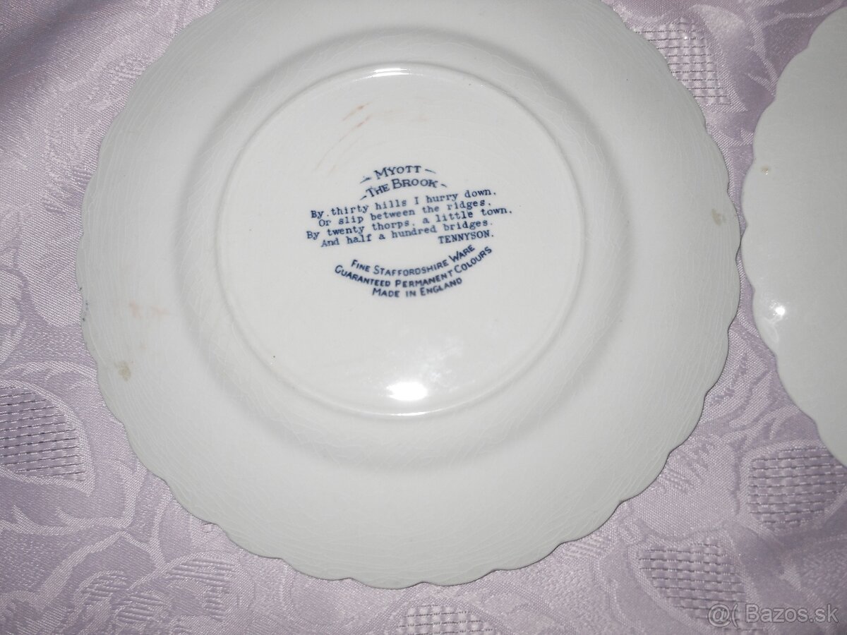 Anglicky porcelan -dezertne tanieriky - 10