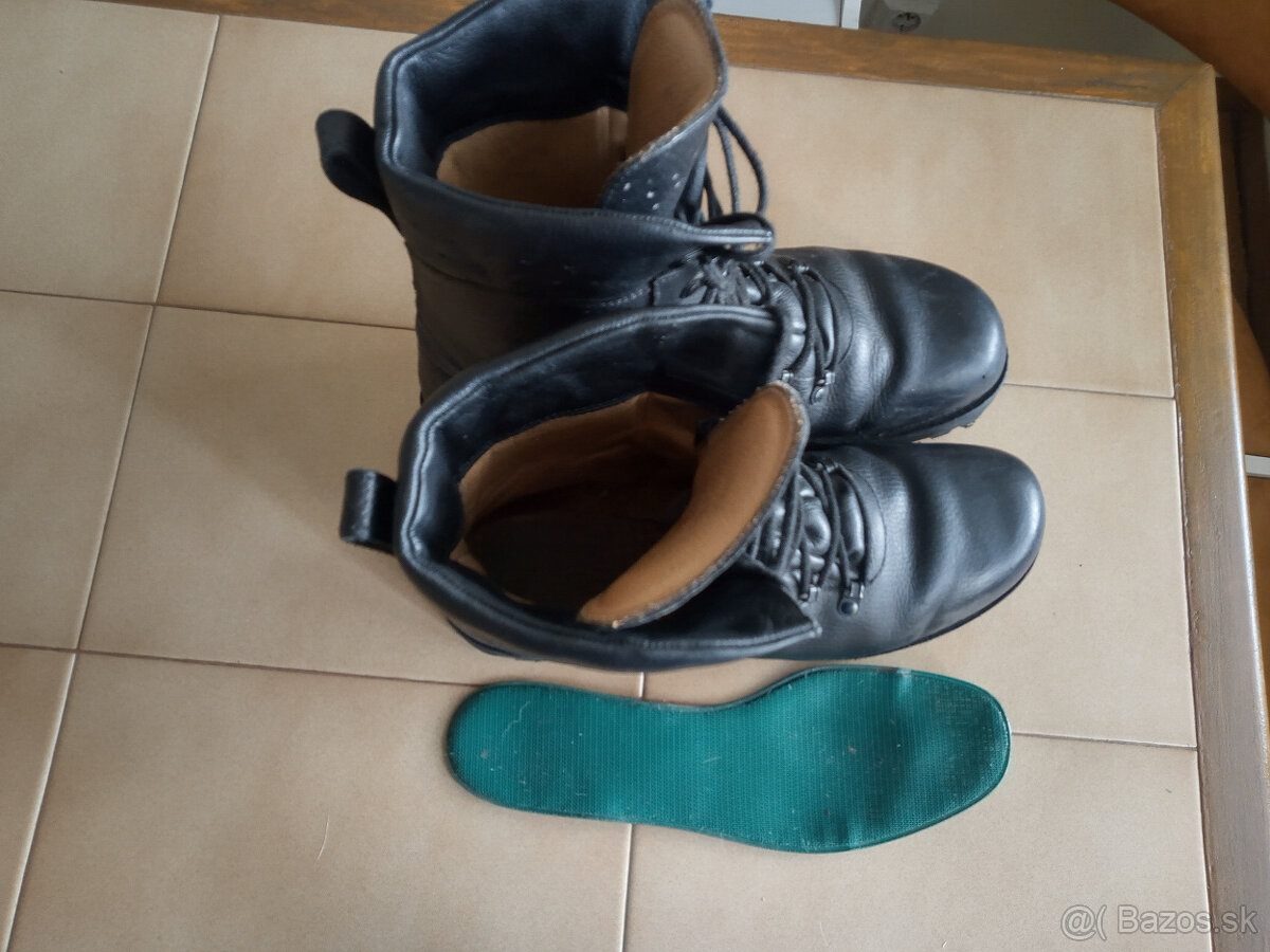Panska vojenska kozena obuv Nemeckej armady. - 10