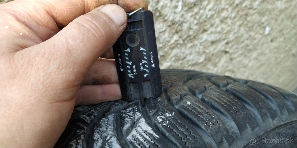 Zimná sada Nokian 195/65 R15 na diskoch VW 5x100 - 10