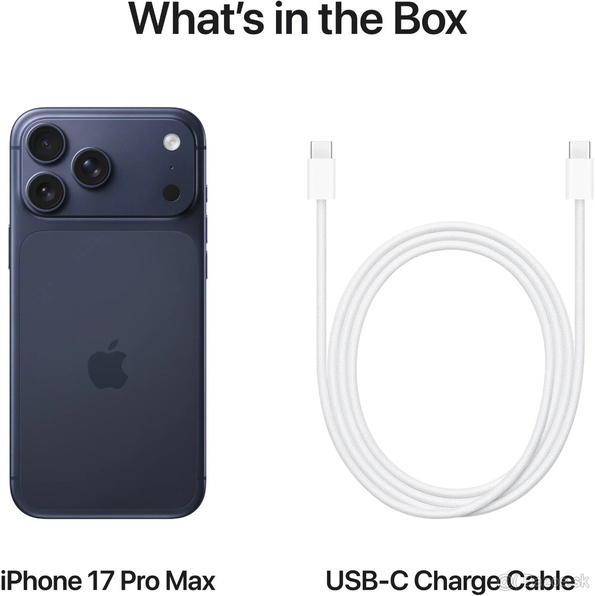 Iphone 17 pro max 256gb Deep Blue nerozbalený polnočný modrý - 10