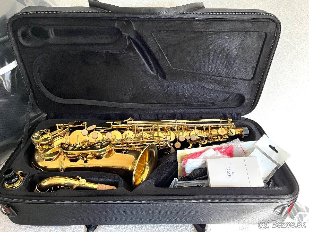 Predám Es - alt saxofón - Yanagisawa model A-WO10 GOLD - dok - 10
