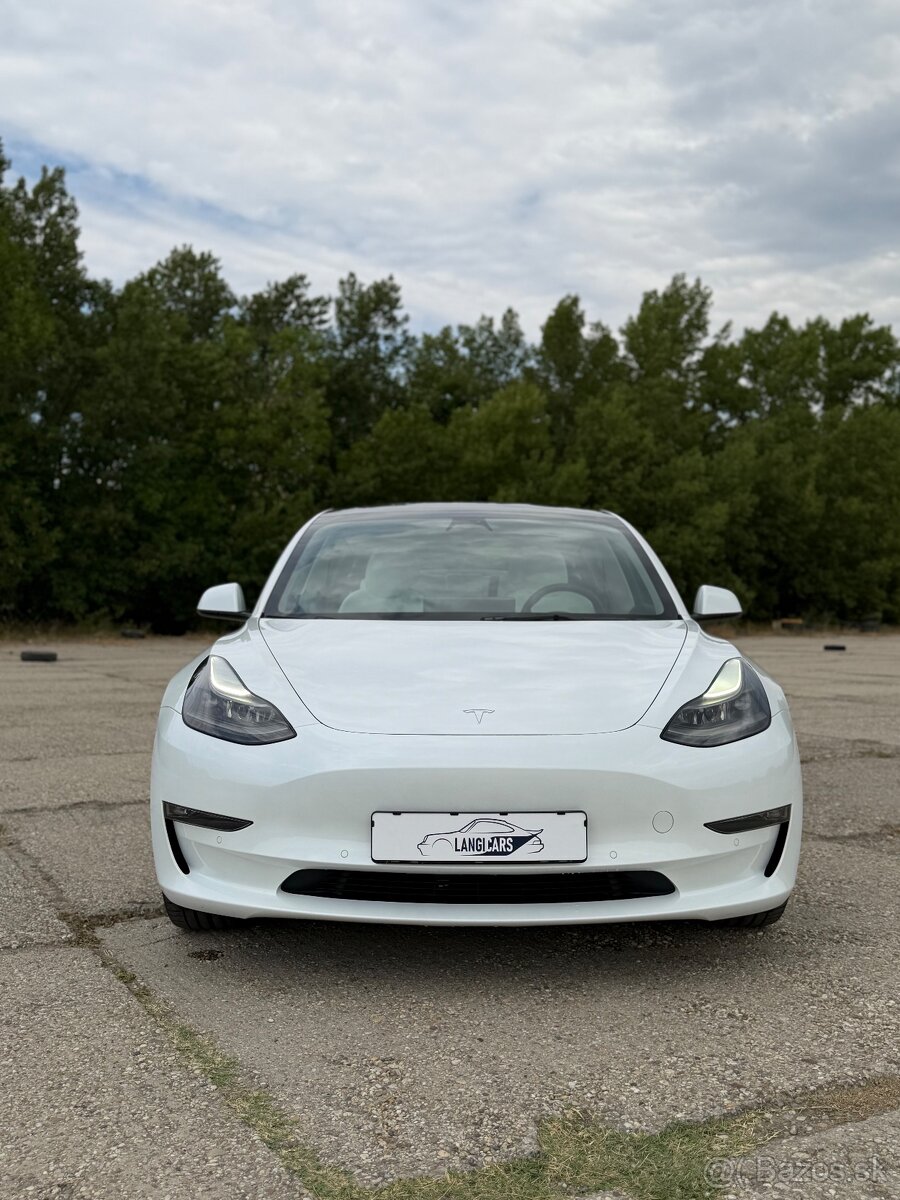 🚗 Tesla Model 3 Long Range AWD 366kW, Biely interiér Ťažné - 10