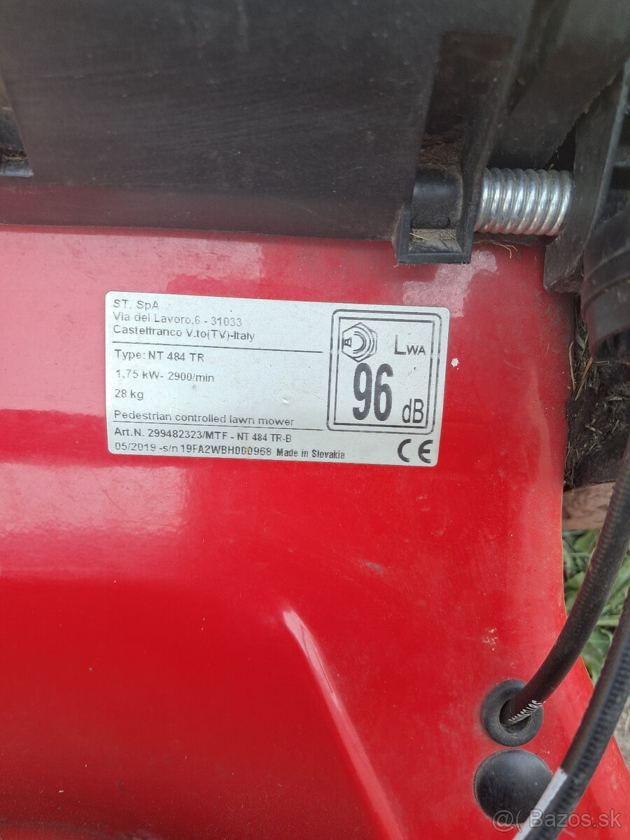 Mountfield NT 484 TR benzinova kosacka - 10