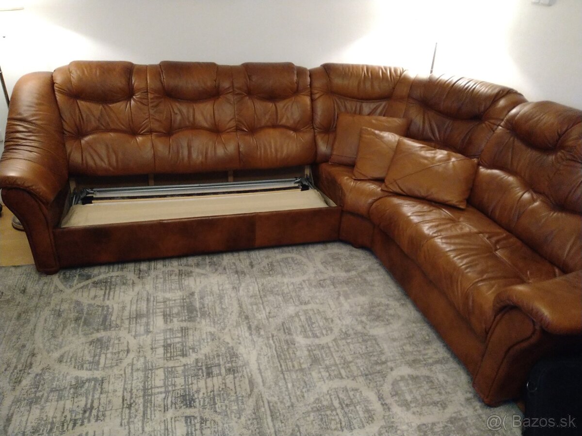 Predám koženú sedaciu súpravu - 10