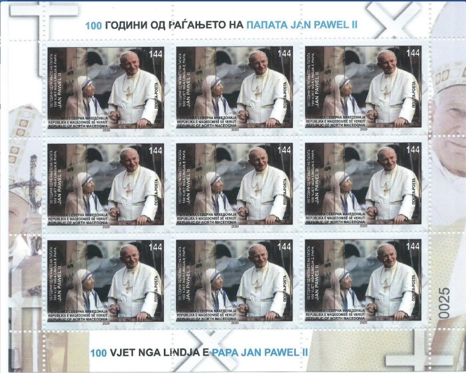 2020 100 rokov Jan Pavol 2 spolocne vydanie Polsko Vatikan - 10