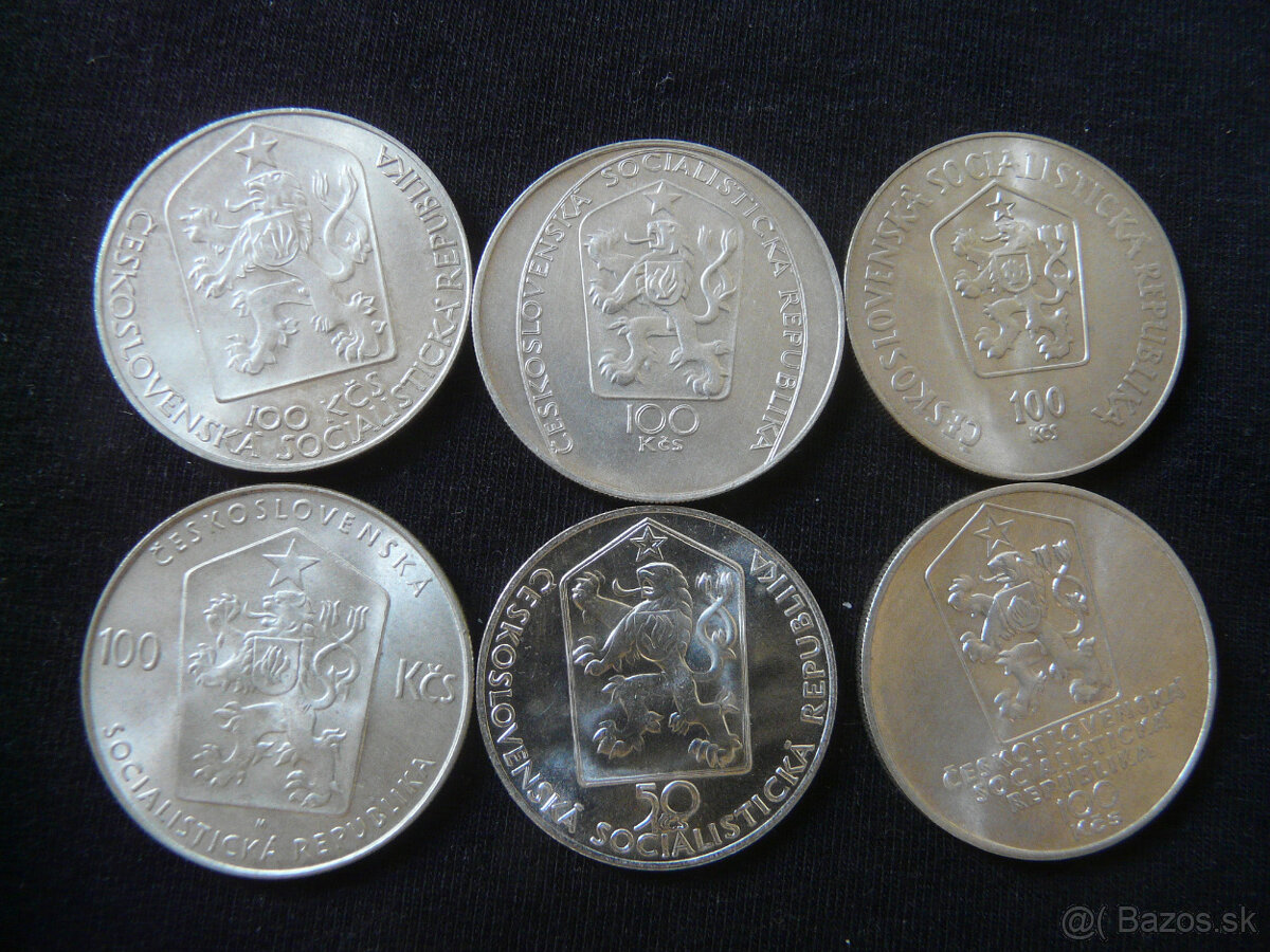Československé pamätné strieborné mince - 10