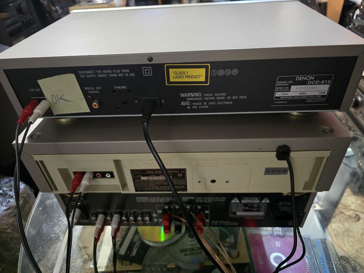 Denon HiFi zostava champagne DRA-565RD, DCD-615,DRS-640 - 10
