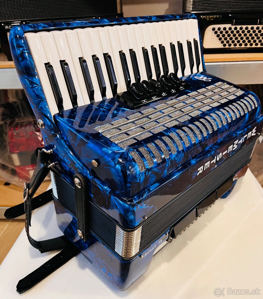 Predám akordeón Weltmeister Achat 72 basový - 10