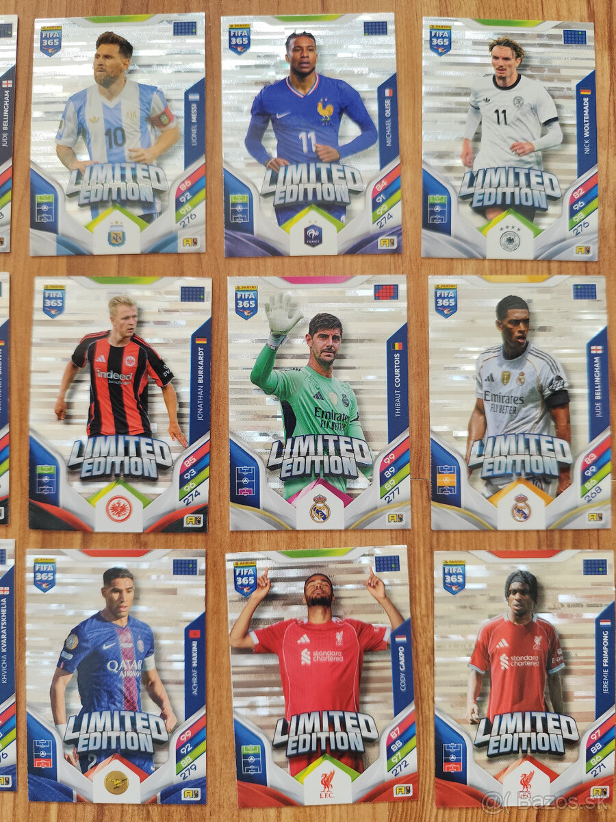 Futbalové kartičky Adrenalyn - Fifa 365 2026 - limit edition - 10