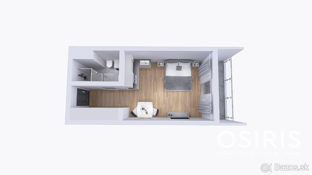 Klimatizovaný 3i byt v novostavbe z r. 2025, terasa 24 m2 - 10