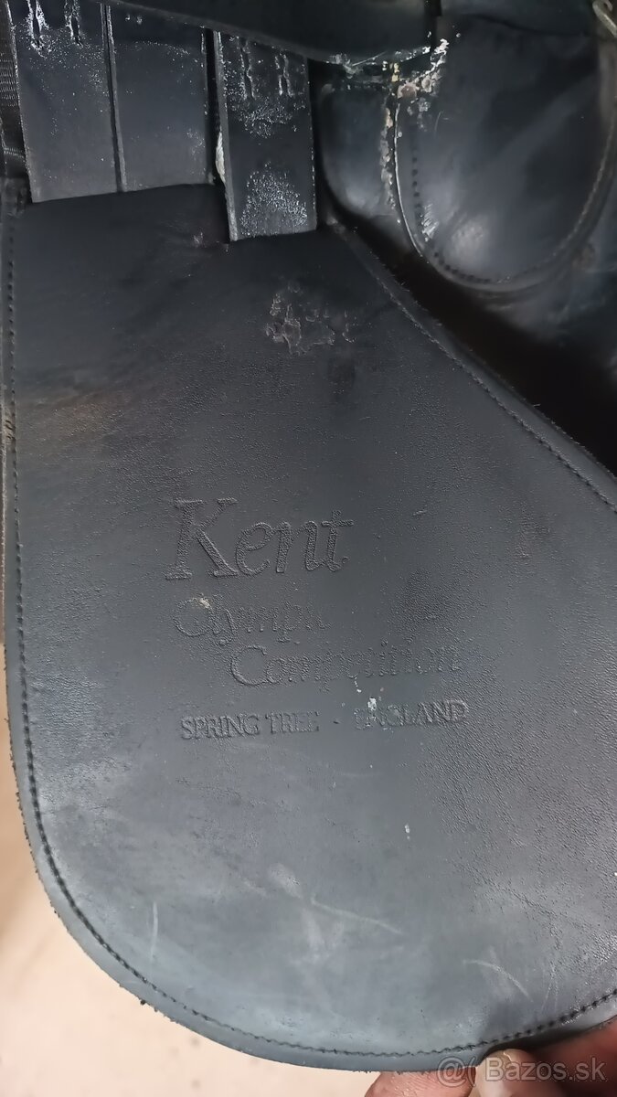 Kožené skokové sedlo KENT LEATHER (Made in England) – 17,5" - 10