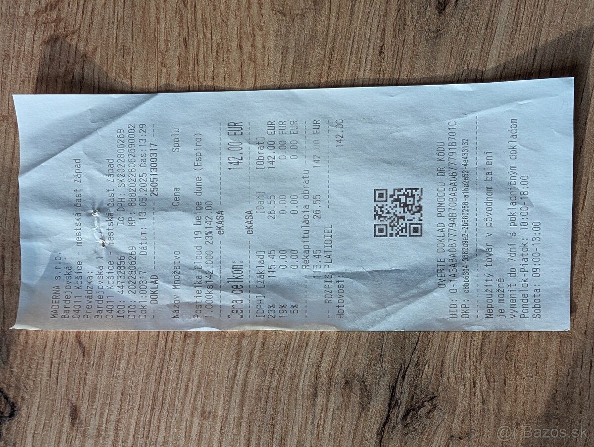 Cestovná postieľka Espiro Cloud beige / béžová - 10