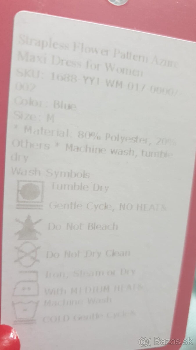 Nádherné dlhé šaty nove, nenosené - 10