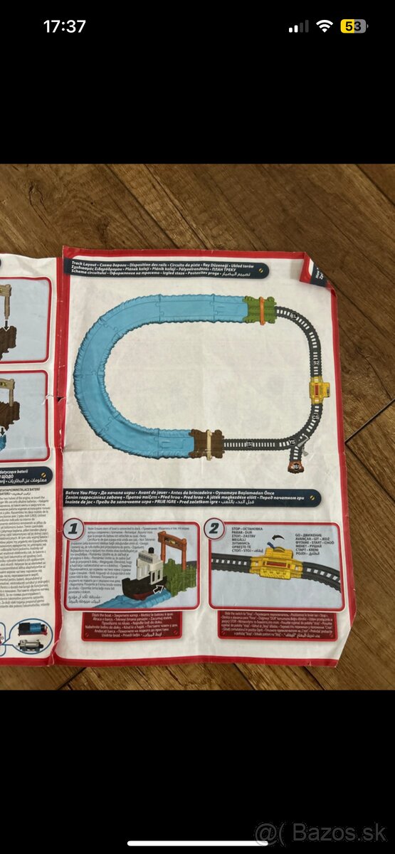 Draha s lodkou + motorizovany vlacik Nia - 10