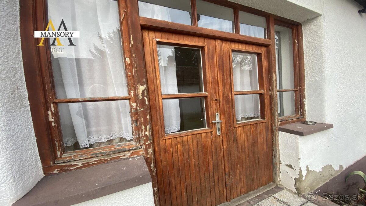 Na predaj 4 izbový rodinný dom za 33 000 eur na pozemku 174 - 10