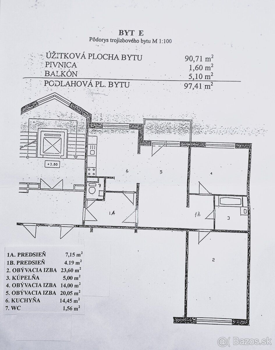 PREDAJ - 3. izbový byt - Sputniková ul. - 10