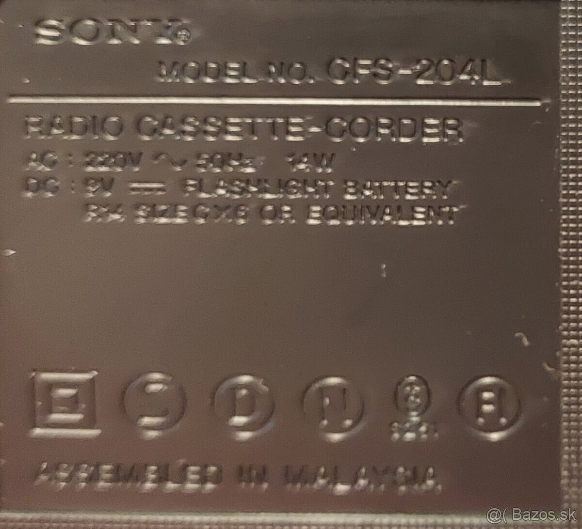 Predám rádiomagnetofóny Panasonic, Sony a JVC - 10