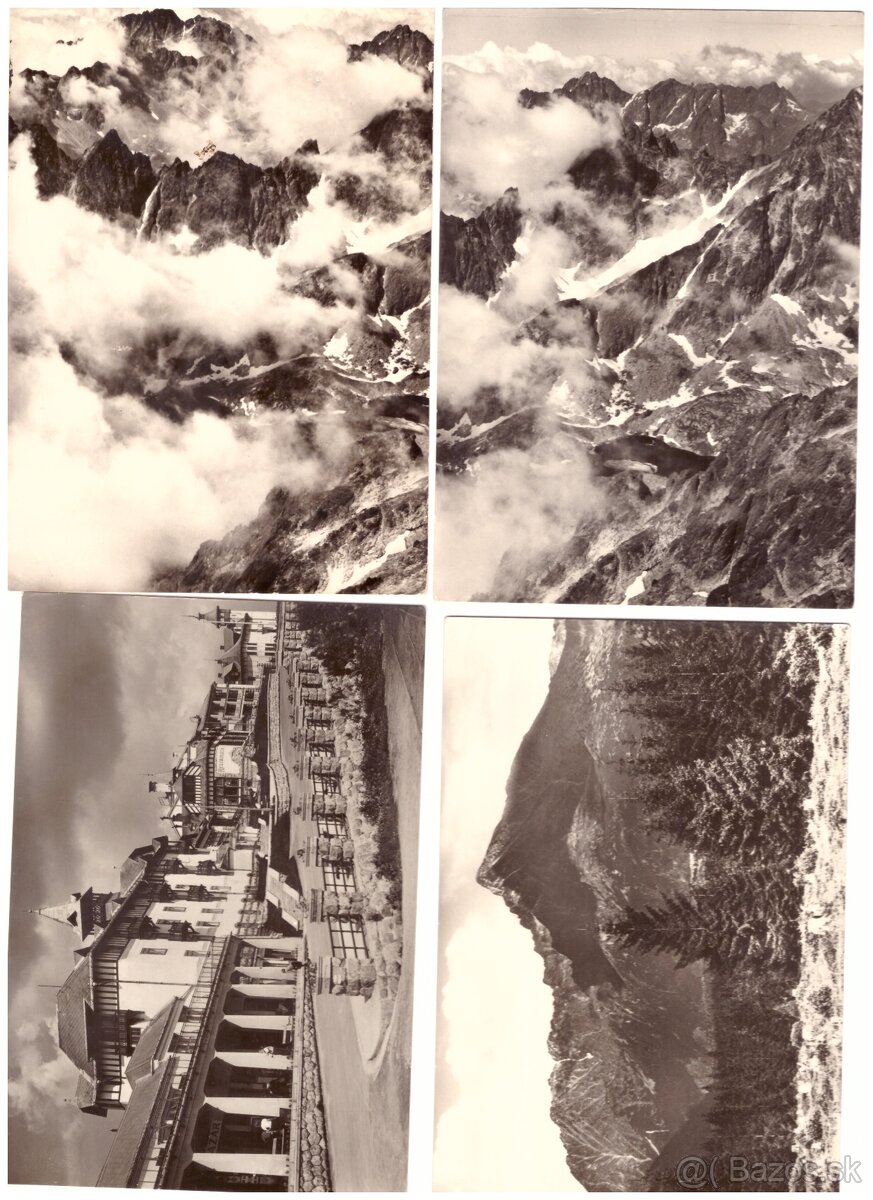 Pohľadnice Vysoké Tatry čienobiele - 10