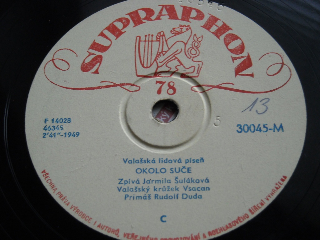 Gramofonové platne šelakové - 10