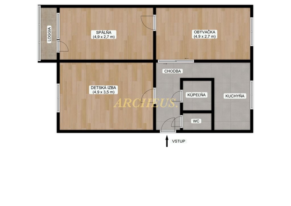 NA PREDAJ 3 IZBOVÝ BYT, 64M2, KALINČIAKOVA ULICA, SENICA - 10