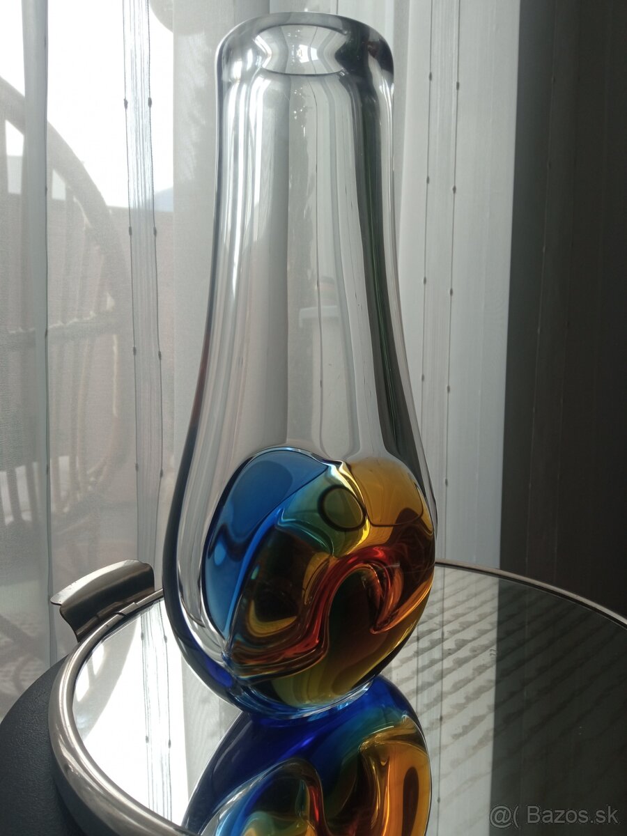 Vaza z hutného skla - 10
