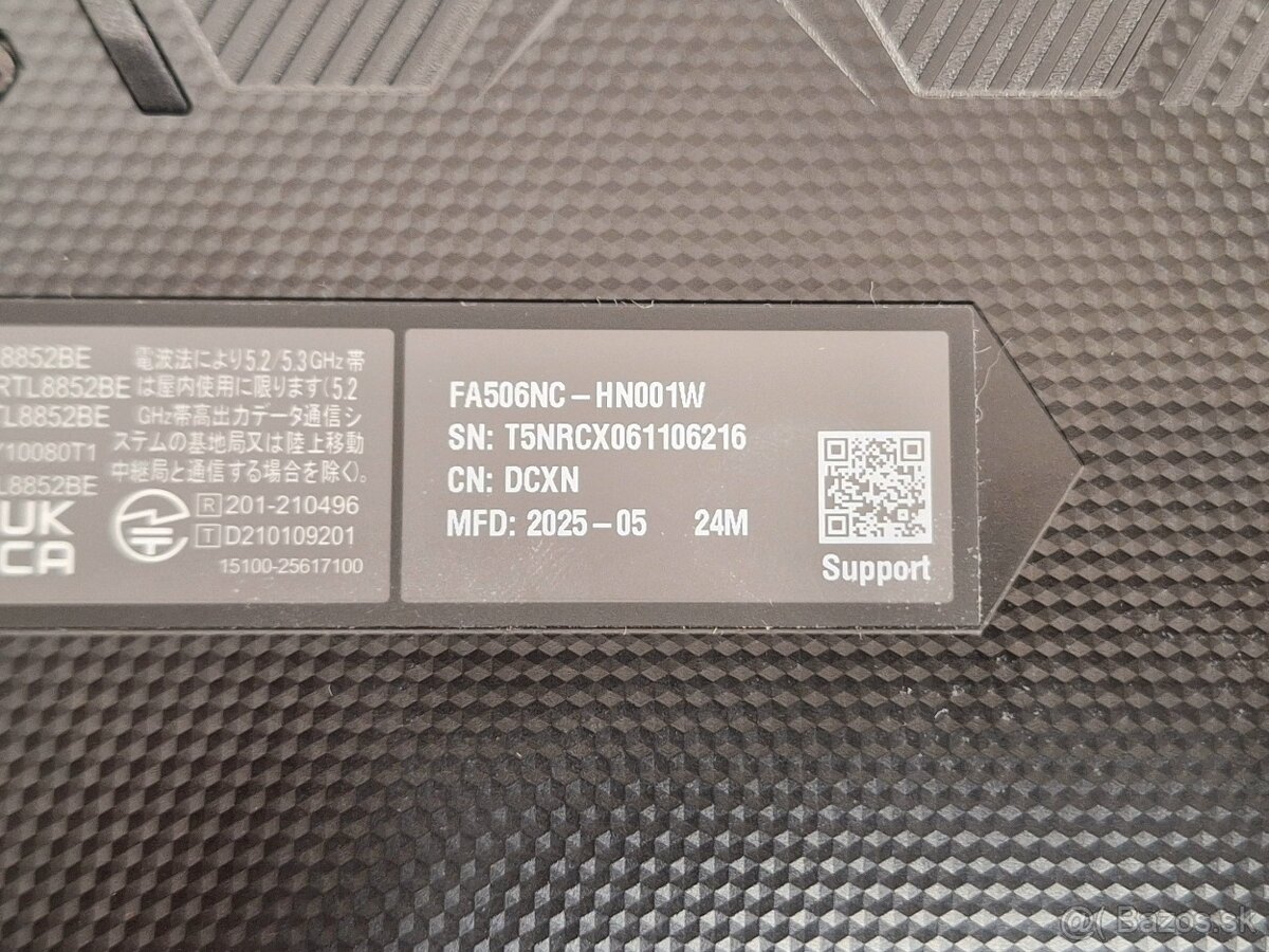 Asus TUF Gaming A15, záruka do 11/2027 - 10