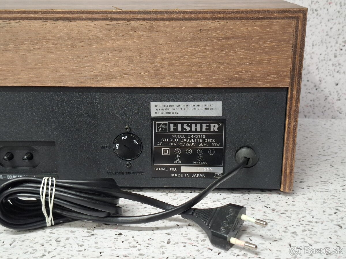 3-HEADS 》CR-5115 》Studio-Standard BY FISHER 》JAPAN - 10