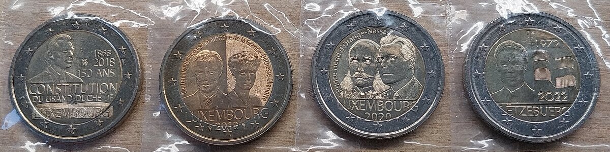 Pamätné 2 EURO - UNC + OBEH - 10