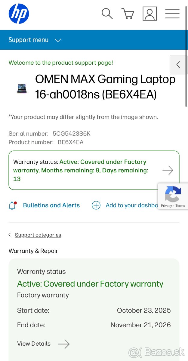 HP OMEN MAX 16 Gaming Laptop - 10