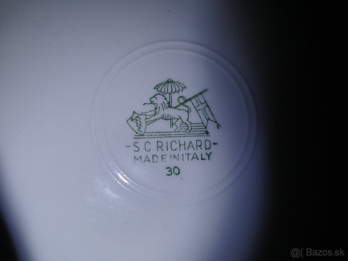 Talianska starožitna obedova súprava - 10