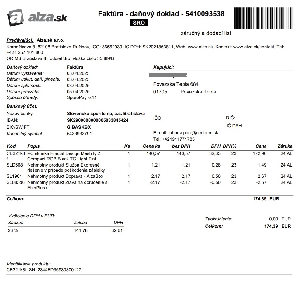 Fractal Design Meshify 2 Compact RGB, TOP stav, v zaruke - 10