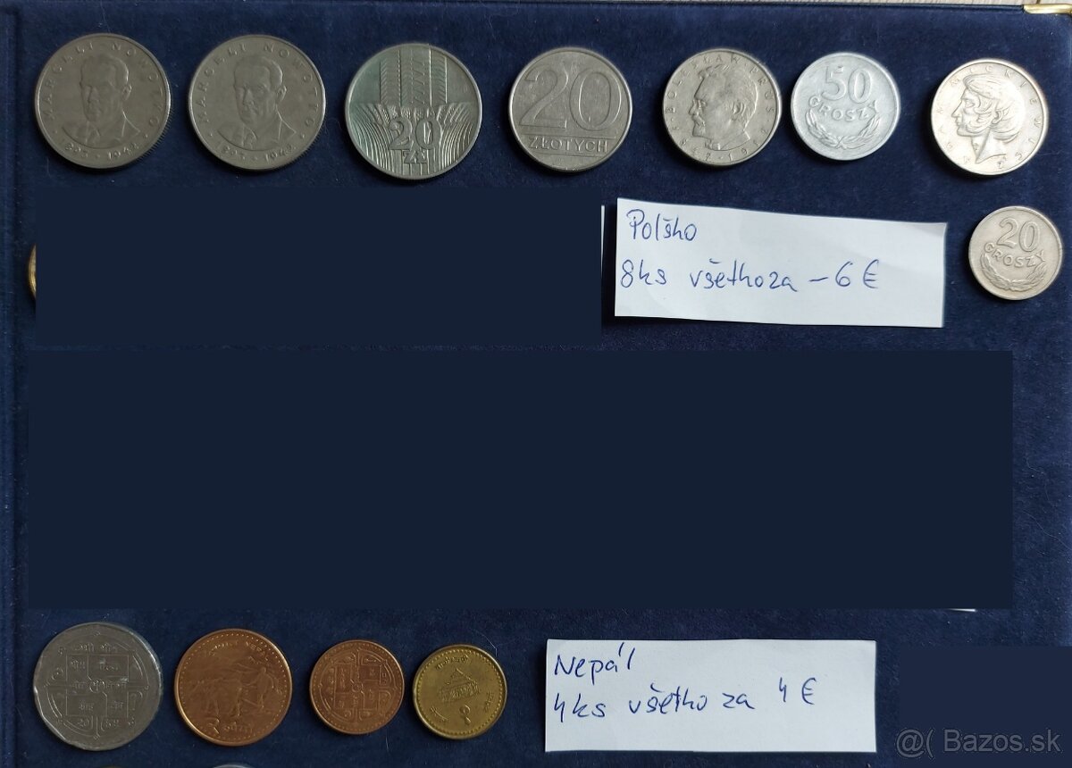 Zbierka mincí - rôzne SVET + Rakúsko numizmatika (doplnené) - 10