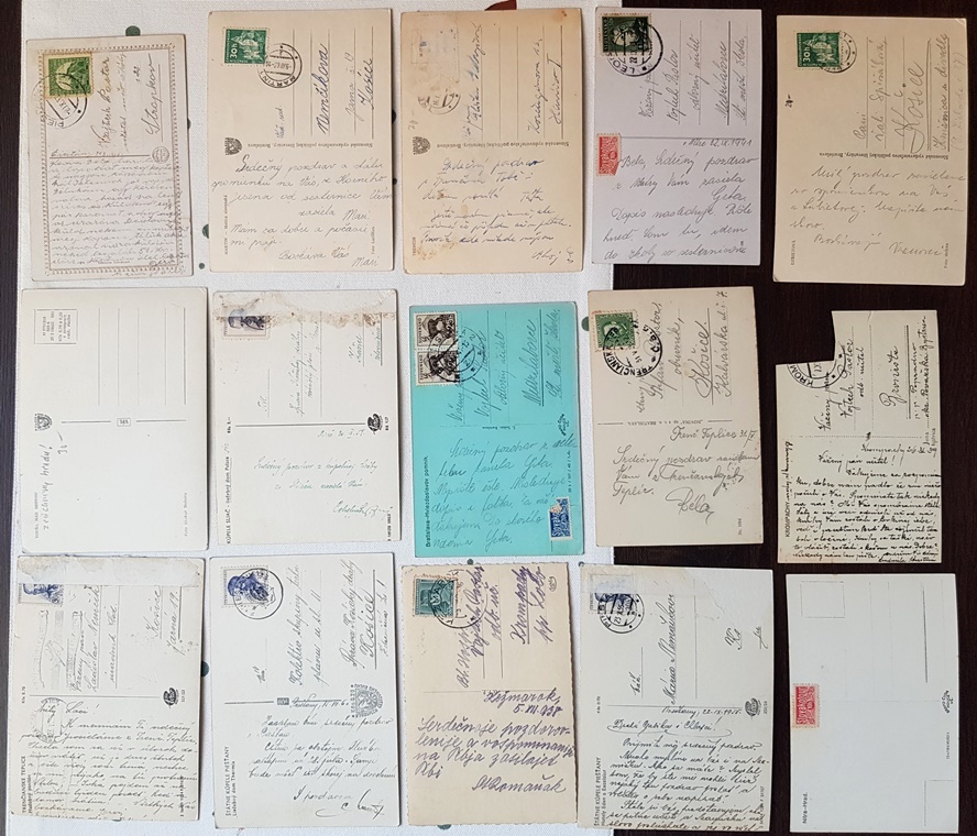 dobové pohľadnice miest a iné - 10