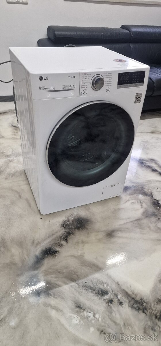 LG ThinQ 8kg práčka - 10